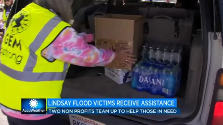 Des associations aident les victimes des inondations dans le comté de Tulare