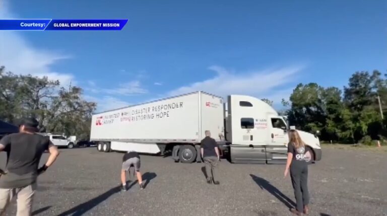 GEM arrives in Perry to assist victims affected by hurricane Idalia