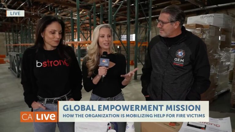 Watch this organization mobilize to provide relief for wildfire victims bstrong gem