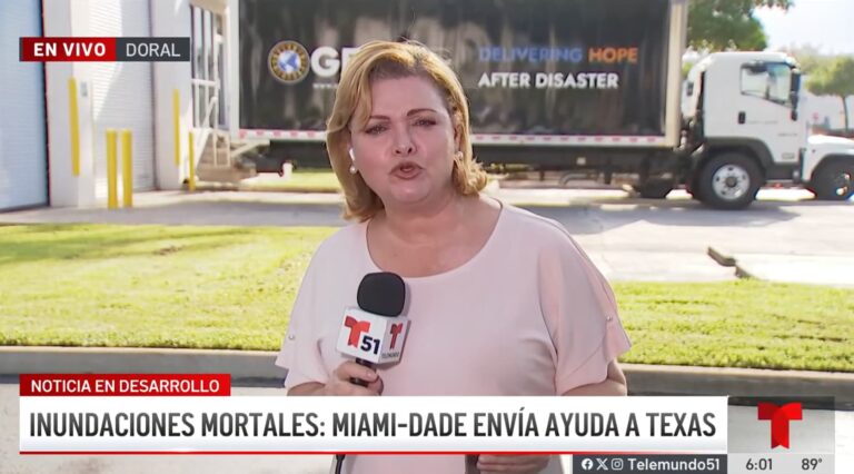 Organización del sur de Florida envía ayuda urgente a Texas tras devastadoras inundaciones