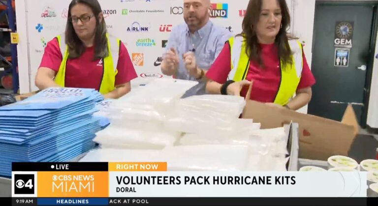 South Florida volunteers pack 5,000 hurricane relief kits ahead of 2026 storm season