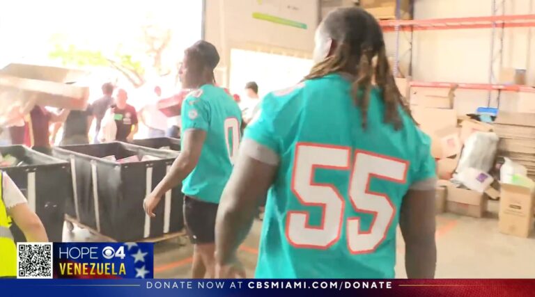 I Miami Dolphins hanno avviato una collaborazione con Global Empowerment Mission per effettuare una donazione a favore del Venezuela